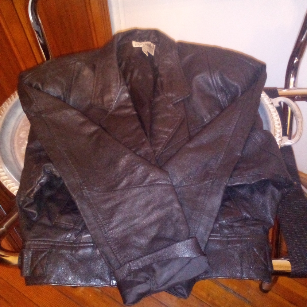 Jay Jacobs Men's Black Leather Jacket